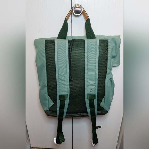 Doterra Convention Backpack 2020 Mint & Dark Purple Lining 6 Pockets NWOT - Picture 3 of 12